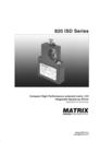 MATRIX Pneumatic Division - 820 ISD Series Compact High Performance solenoid valve - Integrated Speed-up Driver